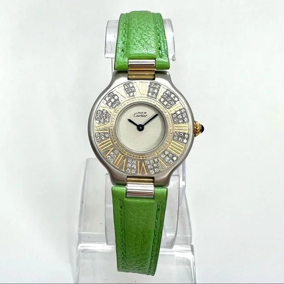 Cartier | Accessories | Cartier Must 2 Quartz 28mm 41tcw  display picture 2